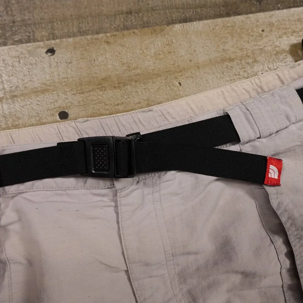 The North‎ Face Convertible Pants Men’s XL Gray Zip-Off Hiking Trail Outdoor